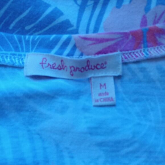 Fresh Produce T-shirt Women's Size Medium Floral * - Picture 6 of 8